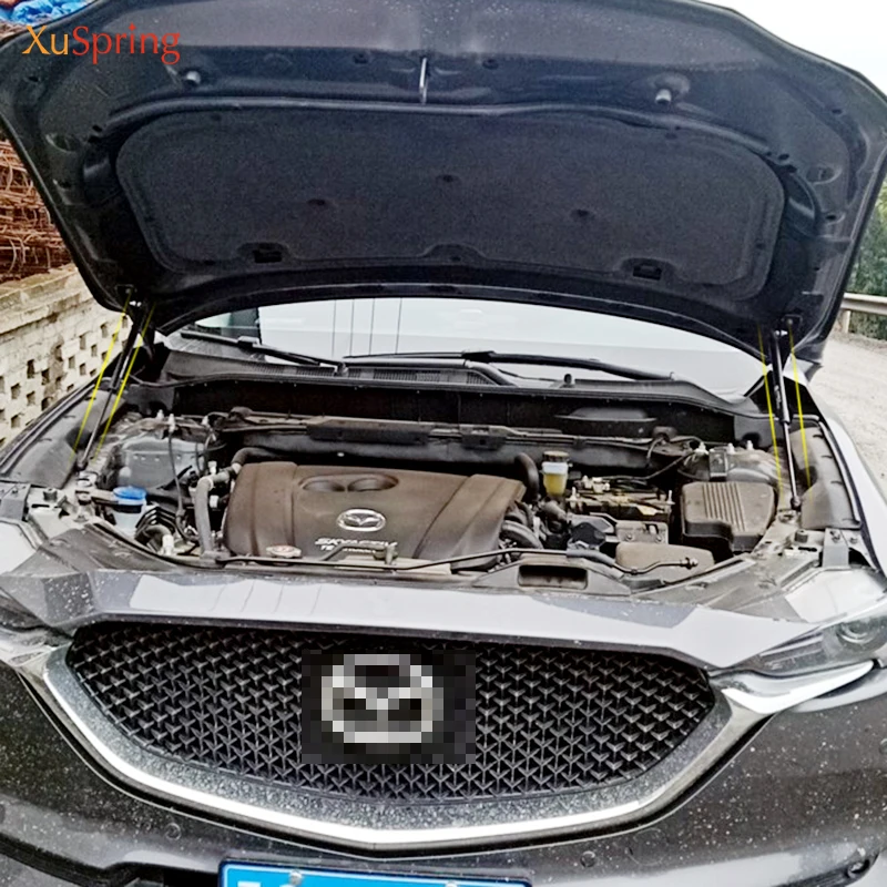 Для Mazda CX 5 CX5 2017 2018 2019 2020 KF Поддержка Кронштейн передняя крышка капота