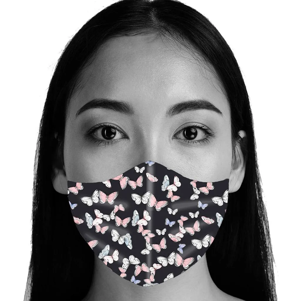 Многоразовая маска для лица взрослых модная женская моющаяся Защитная