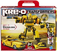 hasbro kre o transformers bumblebee construction set blocks very good toys for children gift
