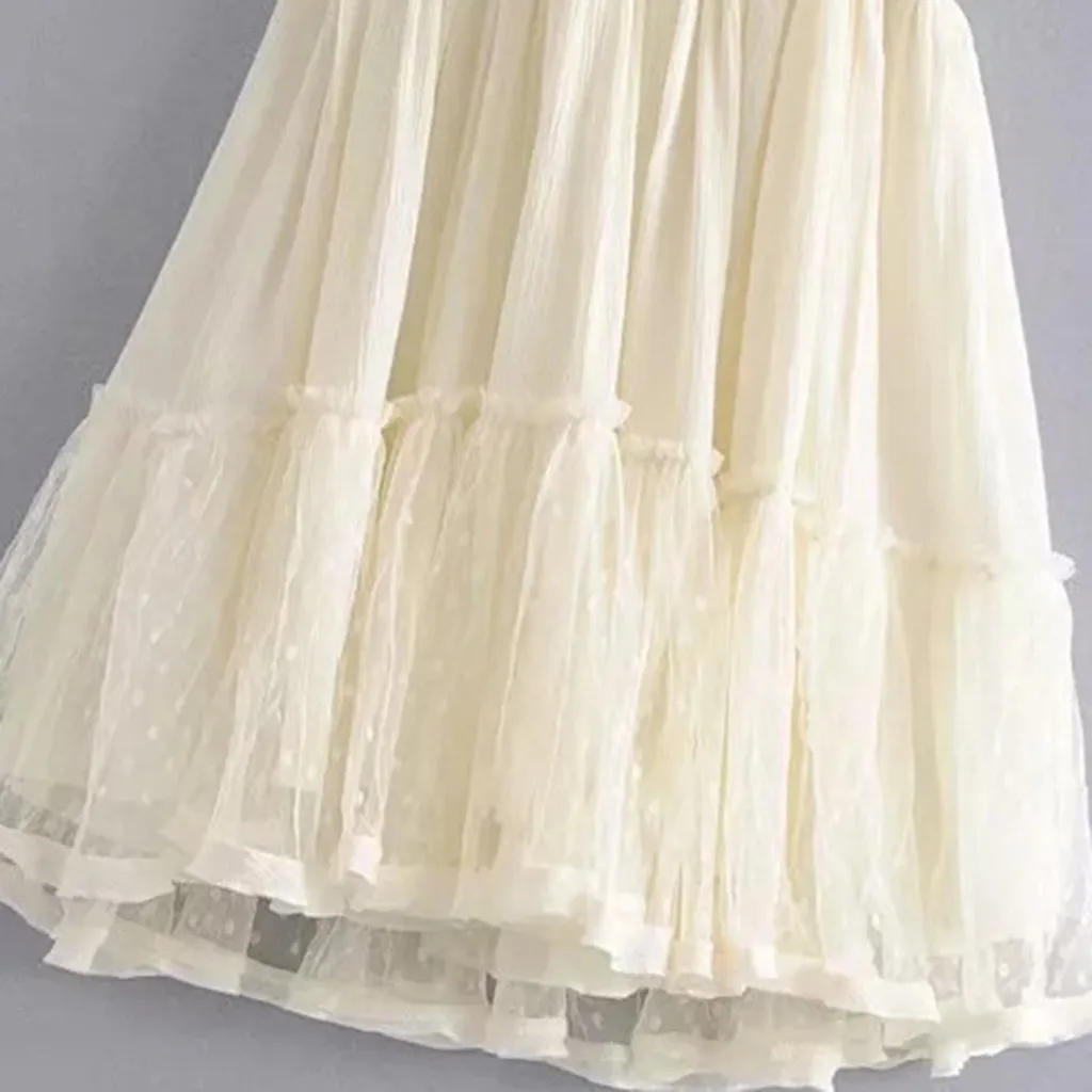 

Summer Bohemian Dress Women Sexy Backless Crochet Ruffled V-Neck Sleeveless Club Cocktail Pendant Mini Dress Wholesale