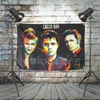 rock music posters wall art stickers pop rock band flag banner hd canvas printing art tapestry mural bedroom wall decoration 4