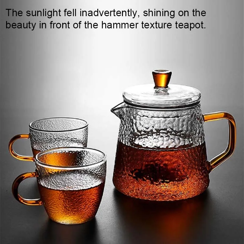 Чайник стеклянный из боросиликатного стекла термостойкий чайник газовая плита