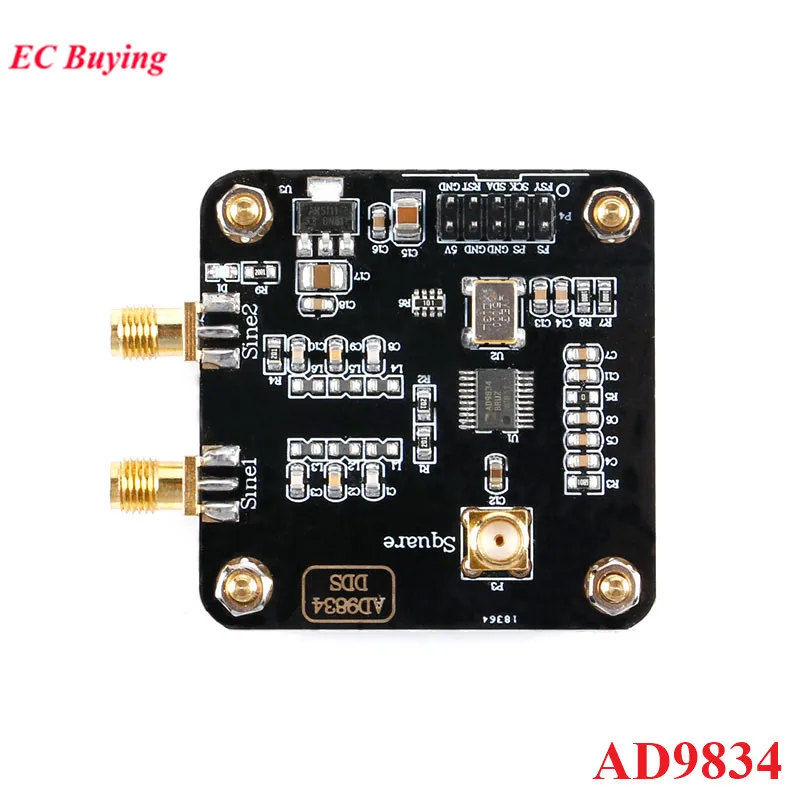 

AD9834 High Speed DDS Signal Generator Module Sine Wave Triangle Wave Square Wave Signal Generator DDS Frequency Sweep Source