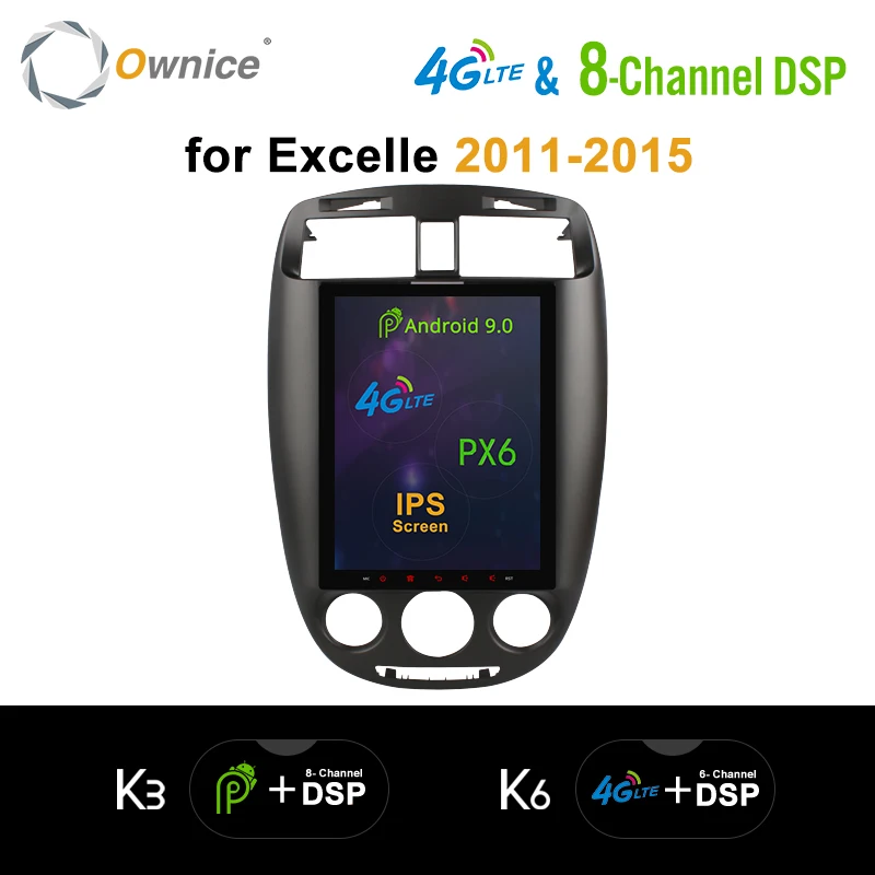 Автомобильный радиоприемник Ownice K3 K6 Octa Core PX6 Android 10 стерео GPS навигация
