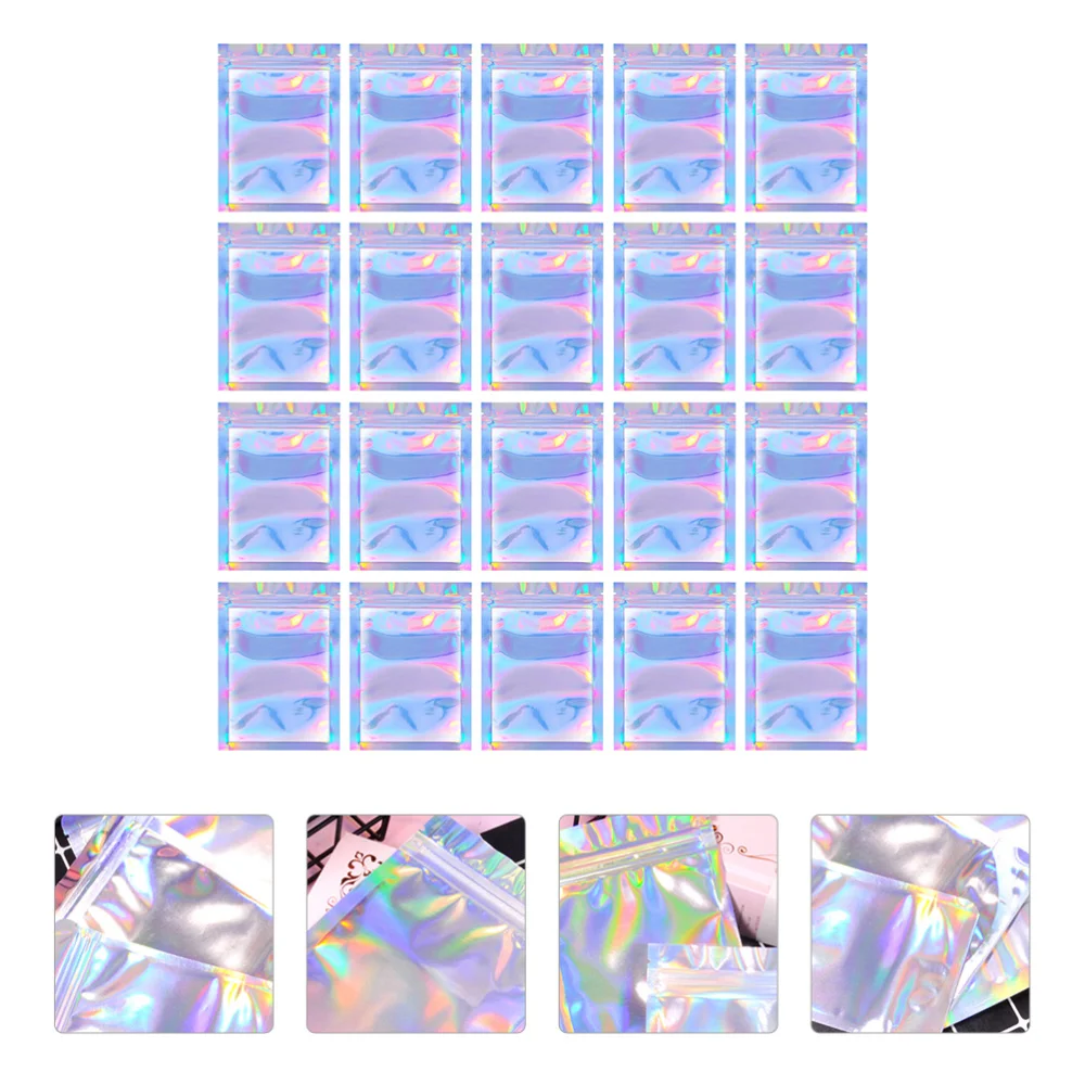 

30pcs Seal Bag Aluminizing Bag Headphone Storage Bag Earphone Sealing Bag
