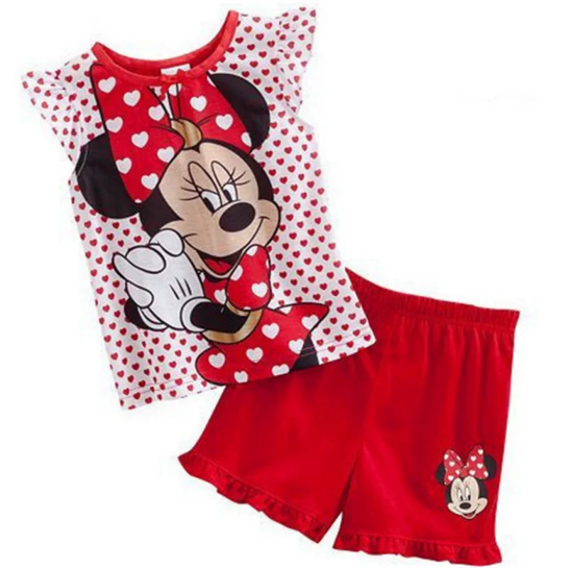 Комплект одежды для девочек Детский комплект Одежда сна с героями мультфильмов