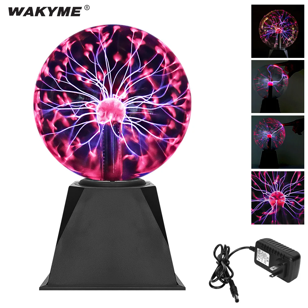 4/5/6/8 дюймов новинка Магический плазменный шар светильник магический хрустальный