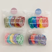 xwen 25pcsbag new girls basic candy color hair bands hair rope high elastic seamless headband fashion hair accessories