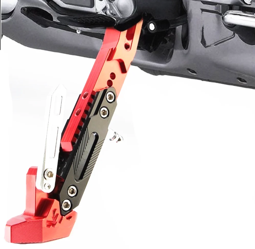Motorcycle adjustable side support parking bracket for YAMAHA TRophy SE TT 600 FZR 600R 400 RR RRSP FZ600 TRX850 | Автомобили и