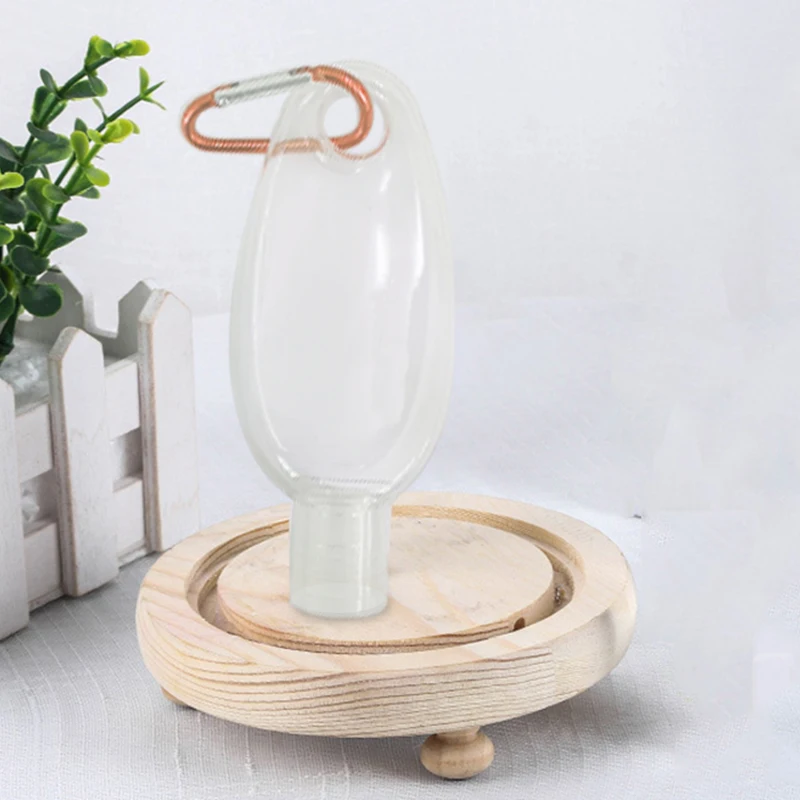 10 шт. 50/60 мл пластиковые прозрачные бутылки для ключей дорожные Пустые контейнеры