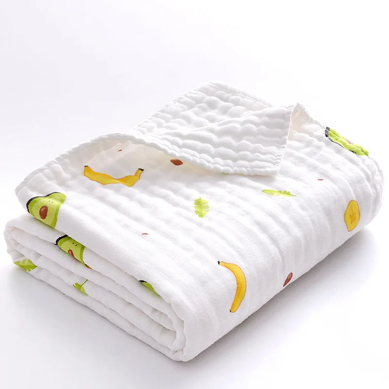 Newborn Baby Bath Towel 70*90 cm Four-layers Cotton Gauze for Kids Children