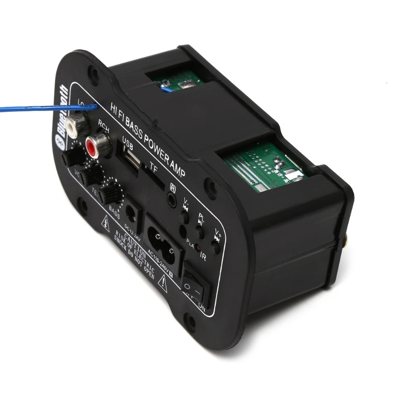 25 Вт автомобильный Bluetooth-совместимый сабвуфер Hi-Fi усилитель басов плата аудио TF USB