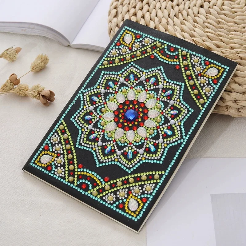 

SNA New style 2020 Diamond Embroidery notebook Diary Book Sale DIY Crystal full drill diamond painting mosaic round rhinestone