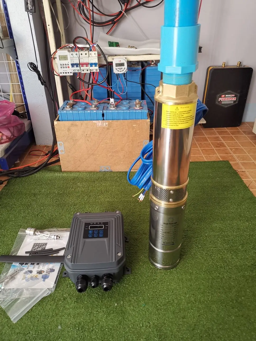 Водяной насос на солнечной энергии 48 в мощный коммерческий для перекачки воды