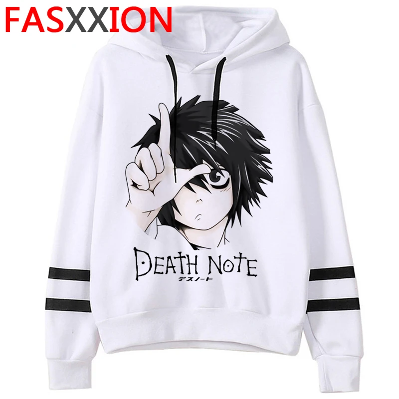 

Graphic Death Note Funny Cartoon Harajuku Unisex Oversized Hoodies Cute Anime Vintage Streetwear Sweatshirt Winter Hoody Male