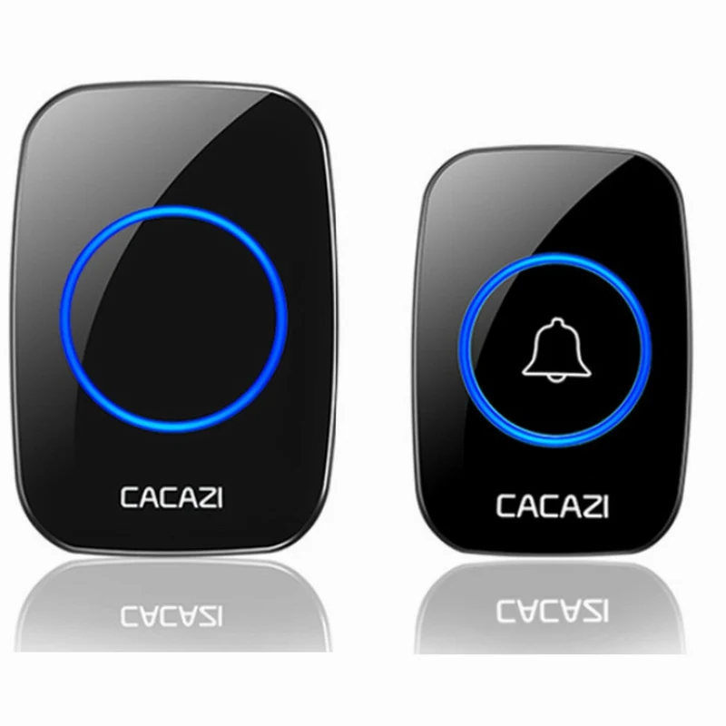 Домашний Беспроводной дверной звонок Смарт Светодиодный светильник звонки 300 м