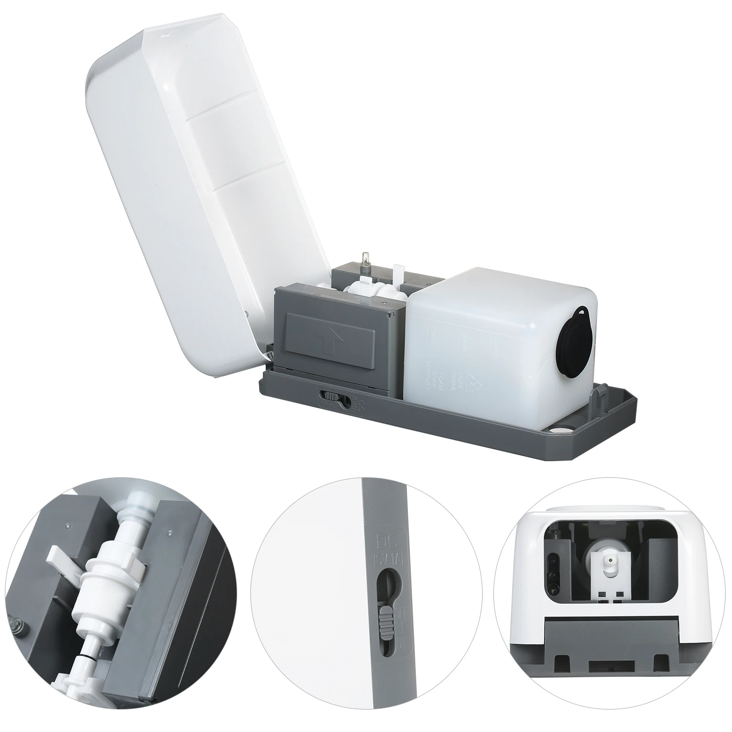 

Bathroom Touchless Hand Soap Machine No Drilling Wall-mounted Sanitizer Spray Hand Hygiene Automatic Sensor Hand Cleaner 1000ML