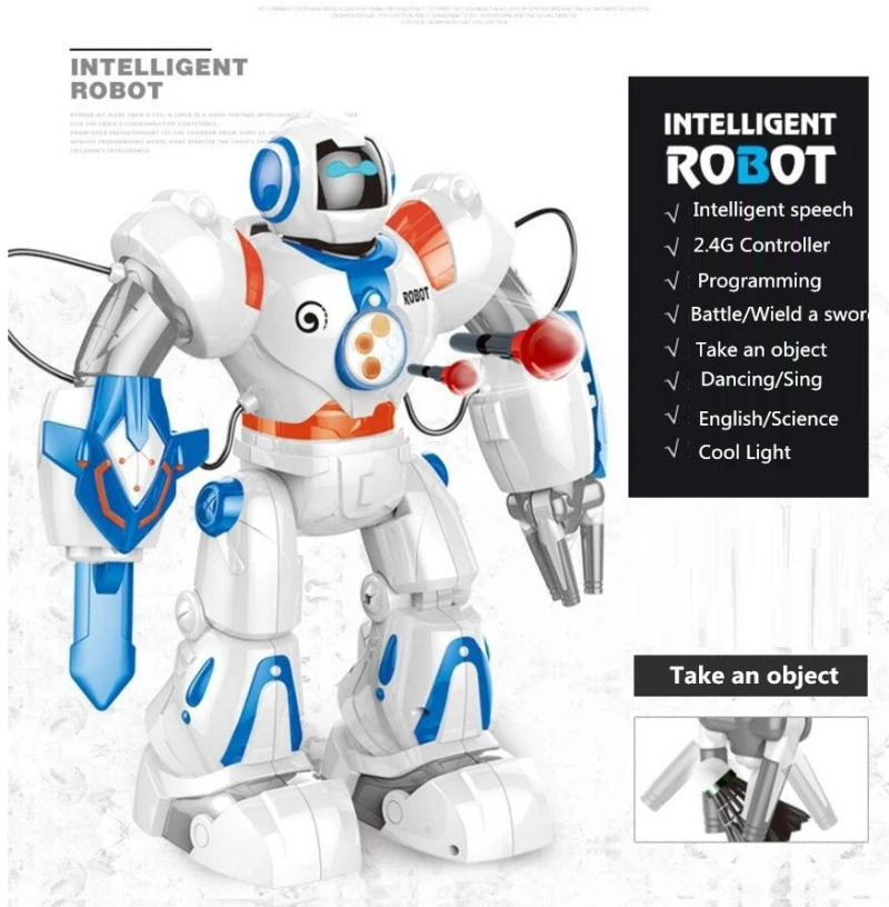 Многофункциональный Интеллектуальный робот с дистанционным управлением RC 2 4G 37