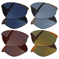 bsymbo 4 pairs blackbrownsliver greybronzy gold polarized replacement lenses for oakley half jacket 2 0 oo9144 frame