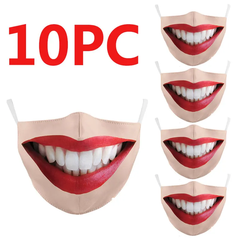 10 шт. хлопковая противопылевая маска унисекс PM2.5 моющиеся маски для лица