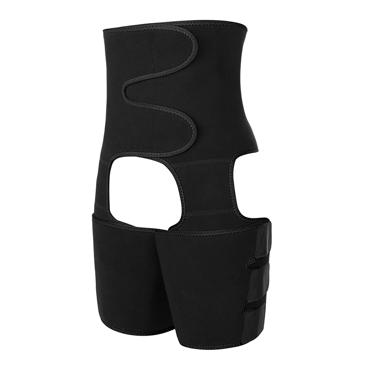 

Women`s High Waist Embossed Velcro Thigh Trimmer Tummy Control