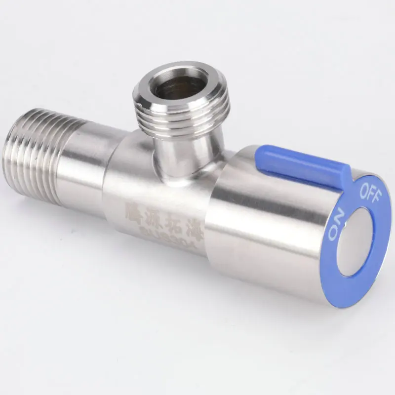 

Stainless Steel Angle Stop Valve For Bathroom Kitchen Replacement Core Tools