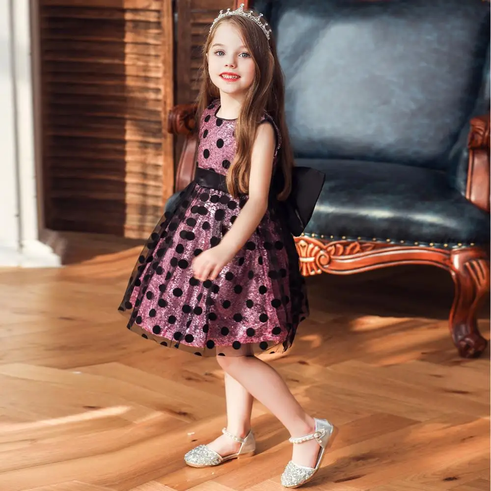 Платья для девочек Платье принцессы маленьких выпускного вечера Очаровательное