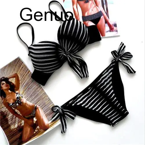 

Bikini Set Summer Low Waist Swimwear Women Bench Swimsuit Bathing Suit Push Up Biquini Brazilian Maillot De Bain Trikini