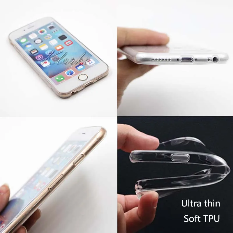 Чехол для iphone 11 pro max Xs 6s 5s 7 Plus прозрачный силиконовый защитный чехол сотового