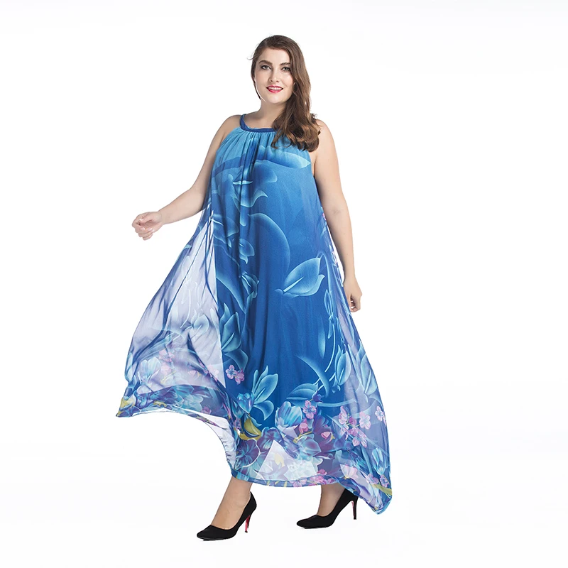 Новинка 2020 богемное женское летнее платье с вырезом лодочкой шифоновое лямкой на