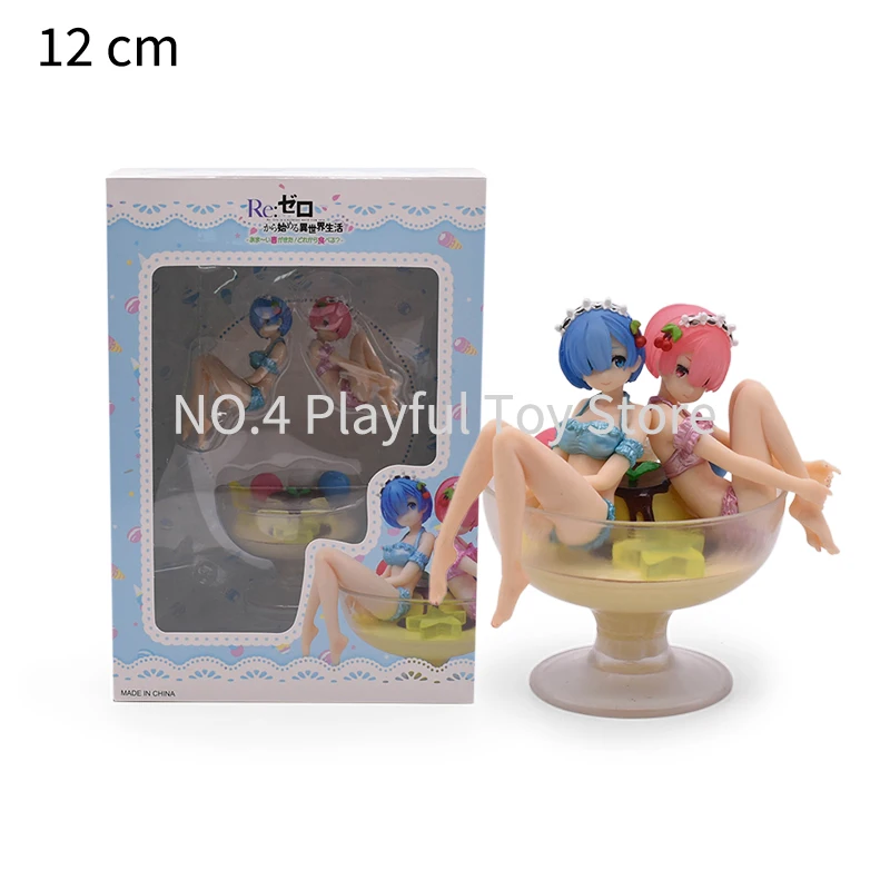 Фигурки Rem Ram из коллекции Re:Zero начальная жизнь в другом мире экшн-модель японские