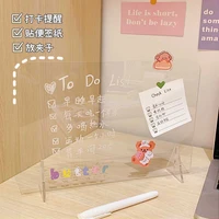 portable acrylic erasable transparent message board phone holder writing board party decoration office school stationery supply
