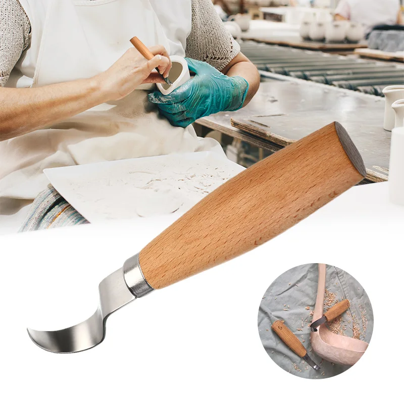 Style 1 Ложка нож для резьбы по дереву DIY ручное долото инструменты для резьбы по дереву резец по дереву ножи для резки стружки ручной инструмент для дерева - Тип лезвия: Style 1