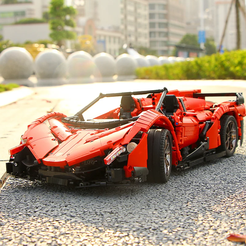 Пресс форма для King 13079 приложение RC автомобиль нового MOC 10559 Veneno Roadster с мотором