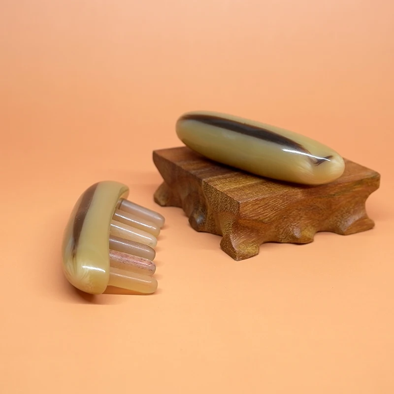 Tontin Высокое качество буйвола с цифрами и рожками на капюшоне Ложка чаша Жук Форма