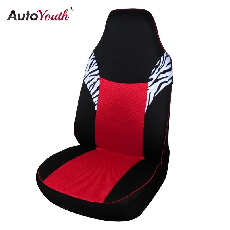 AUTOYOUTH чехол на переднее автомобильное сиденье Универсальный подходит для большинства сидений с ковшом красный автомобиль-Стайлинг автомобильные аксессуары защита для автомобильных сидений 1 шт