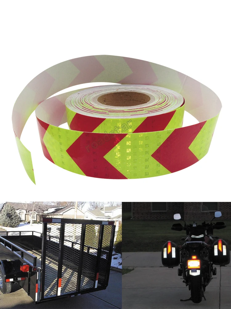 3M Safety Mark Reflective Stickers Car-Styling Self Adhesive Warning Tape Automobiles Motorcycle