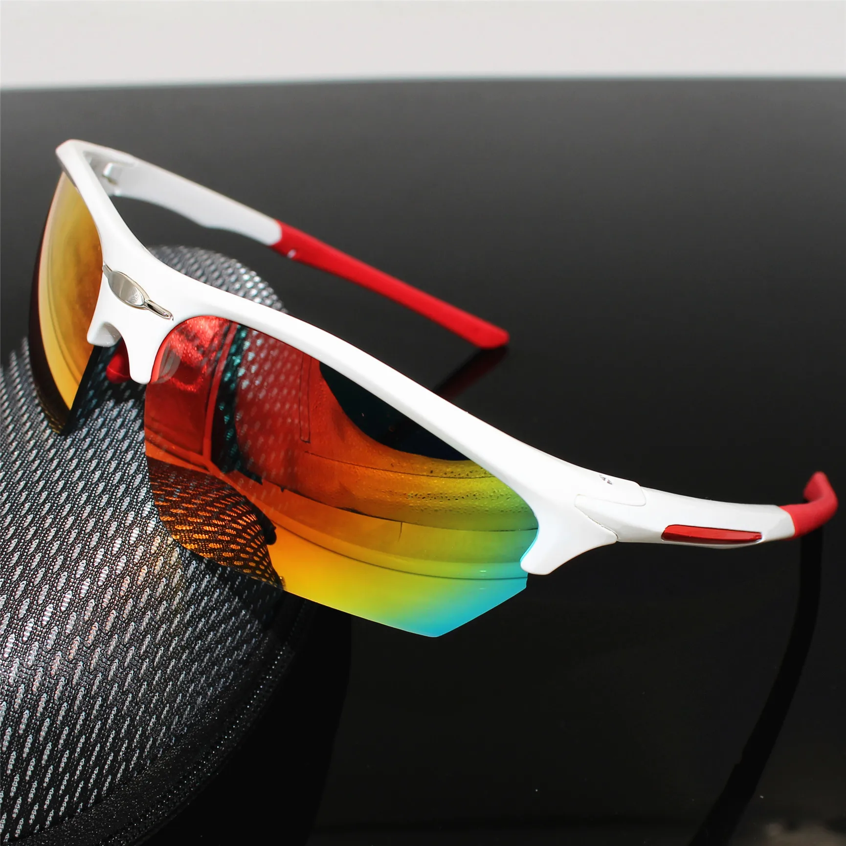 Уличные спортивные очки MTB Gafas, очки для мужчин и женщин, модные очки для бега, очки для велосипеда, велоспорта, горных солнцезащитных очков - Цвет: 4a