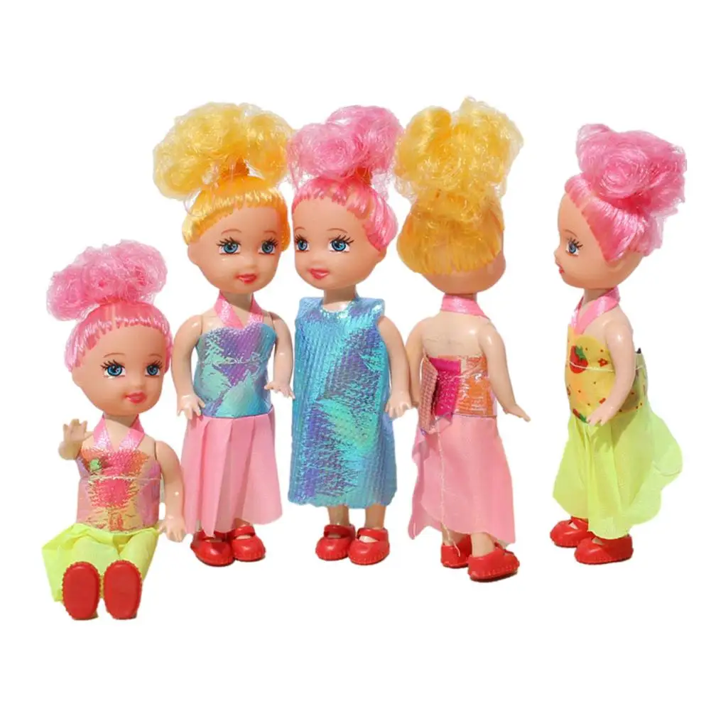 

Girl Dolls Miniature Pocket Princess Dolls For Kids Doll Clothes Outfits Dresses Set Clothes And Shoes Included At Random (3-