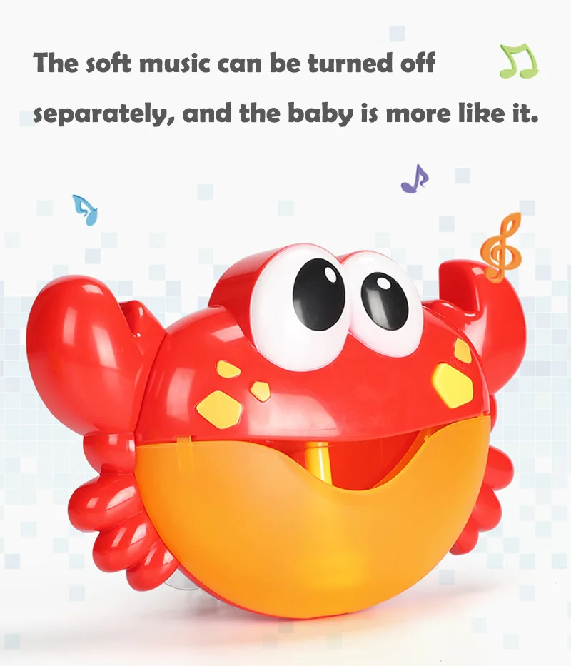 Bubble Краб игрушка для ванны машина Bubble крабы лягушка музыкальная Ванна мыло автоматический пузырь чайник Ванная комната для малышей Малыш игрушка подарок
