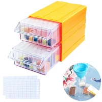 diamond painting tools accessories drawer storage box beads container removable diamond embroidery stone mosaic convenience box