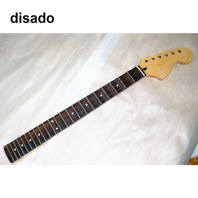 Disado 21 22 Лады большая головка Кленовая электрическая гитара Шейная щетка из