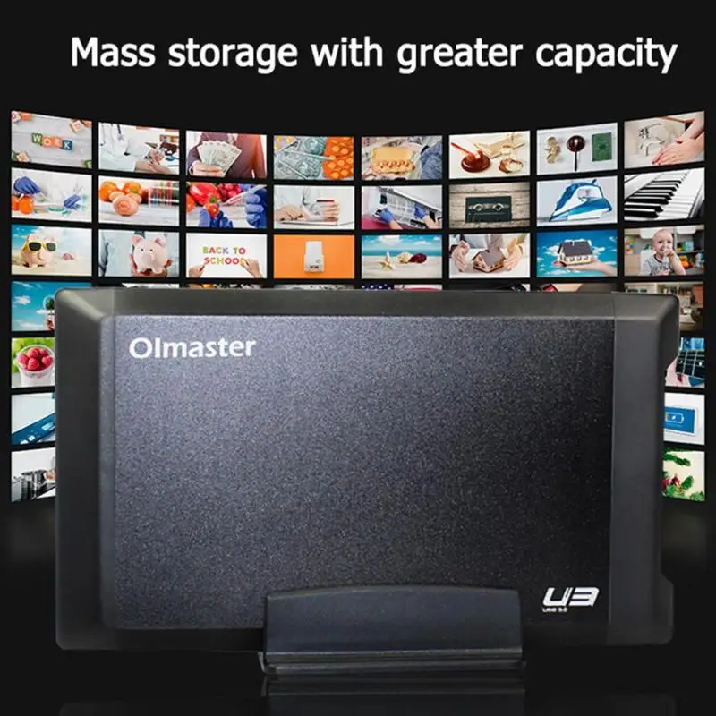 

OImaster EB-330U3 3.5 inch USB3.0 to SATA High Speed External SDD HDD Case high-speed 5 Gbps transmission HDD Case Newst