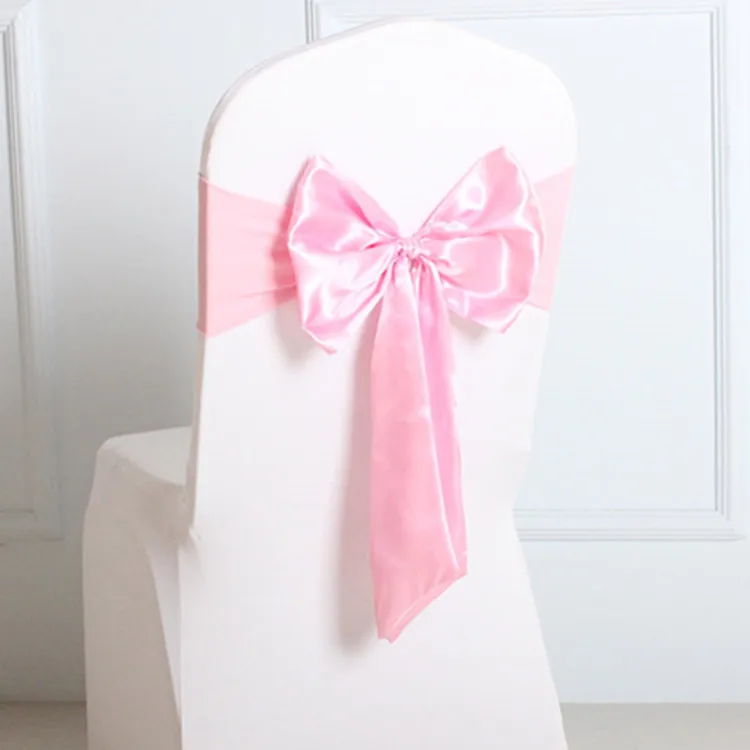 50 шт. необычный свободный галстук атласная лента на стул свадьба спандекс бантик