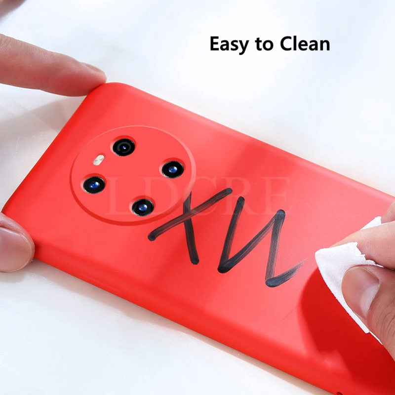 For Huawei Mate 40 Pro Case Liquid Silicone Rubber Shockproof Soft Anti-slip Soft Case For Huawei Mate 40 Pro Plus Mate 40 P40