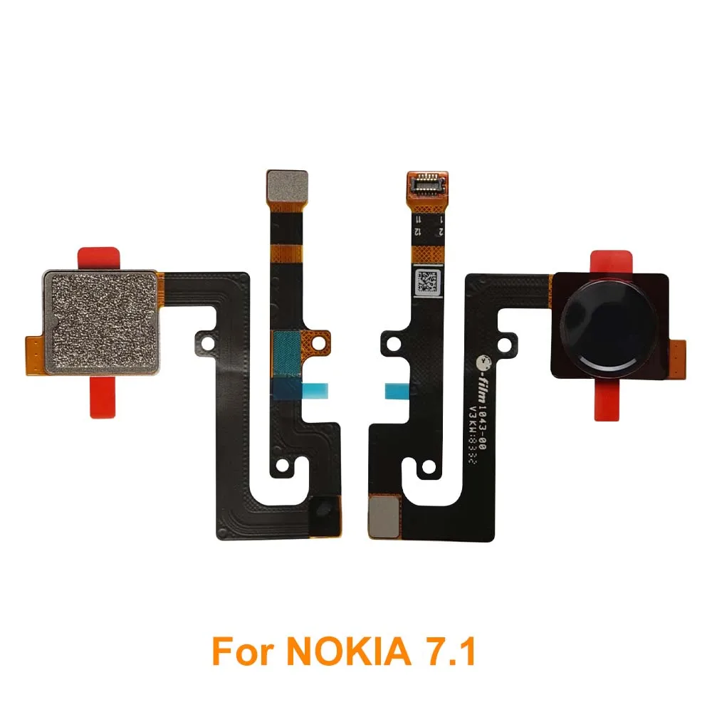 

Оригинальный гибкий кабель с датчиком отпечатков пальцев для Nokia 7,1 задняя Кнопка Датчик отпечатков пальцев запасные части