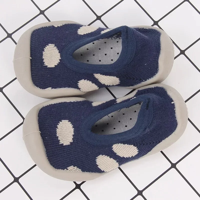Short blue Детские кроссовки; мягкие Чулочные изделия для мальчиков и девочек; Уличная обувь; attipas same desig bebe; обувь для первых шагов; брендовая нескользящая обувь для малышей - Цвет: Short blue