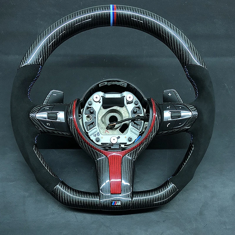Рулевое колесо из настоящего углерода для BMW M Sport F30 F31 F34 F10 F11 F07 F45 F46 F22 F23 M235i M240i |