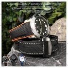 Ремешок резиновый для часов Omega seamaster, 21 мм, 22 мм