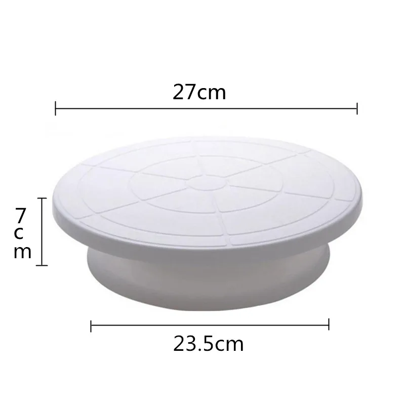 10 дюймов пластиковый поворотный стол для торта DIY инструмент выпечки печенья